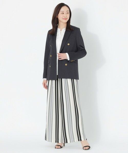 SANYO ESSENTIALS / サンヨーエッセンシャルズ その他パンツ | ストライプワイドパンツ | 詳細2