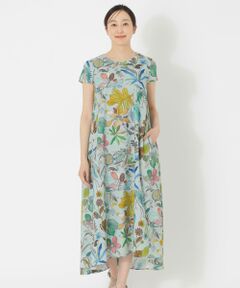 SANYO ESSENTIALS / サンヨーエッセンシャルズ ロング・マキシ丈ワンピース | ボタニカルプリントワンピース