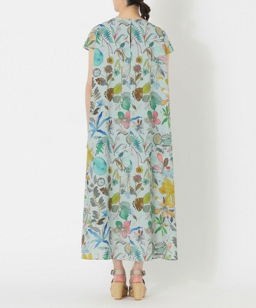 SANYO ESSENTIALS / サンヨーエッセンシャルズ ロング・マキシ丈ワンピース | ボタニカルプリントワンピース | 詳細6
