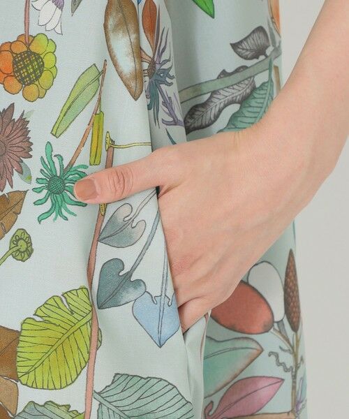 SANYO ESSENTIALS / サンヨーエッセンシャルズ ロング・マキシ丈ワンピース | ボタニカルプリントワンピース | 詳細8