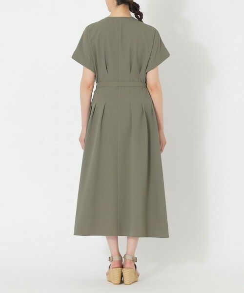 SANYO ESSENTIALS / サンヨーエッセンシャルズ ロング・マキシ丈ワンピース | タックディテールワンピース | 詳細5