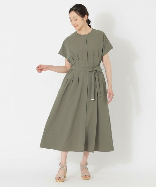 SANYO ESSENTIALS / サンヨーエッセンシャルズ ロング・マキシ丈ワンピース | タックディテールワンピース | 詳細2