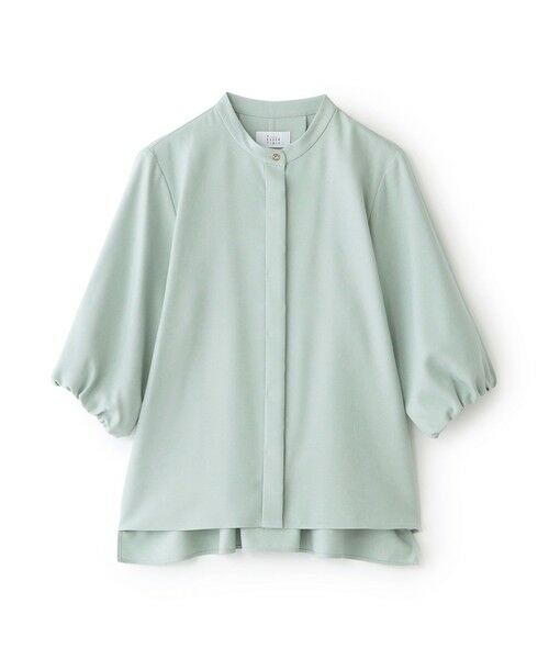 SANYO ESSENTIALS/サンヨーエッセンシャルズ バルーンスリーブブラウス グリーン1 36