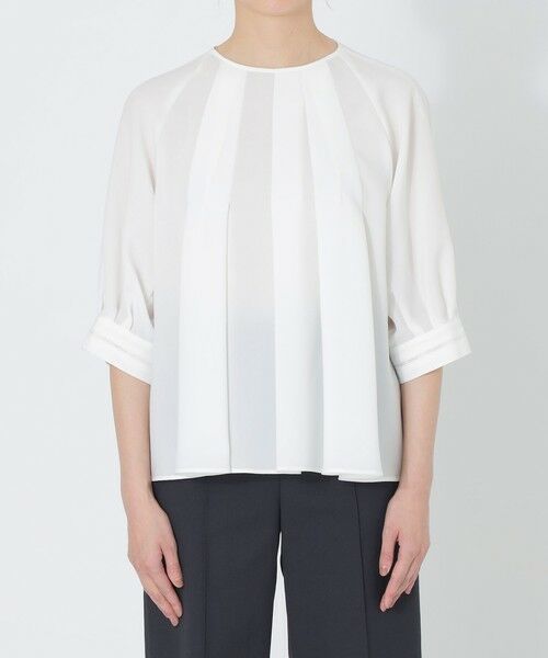 SANYO ESSENTIALS / サンヨーエッセンシャルズ シャツ・ブラウス | はしごレースコンビブラウス | 詳細4