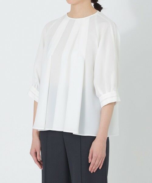 SANYO ESSENTIALS / サンヨーエッセンシャルズ シャツ・ブラウス | はしごレースコンビブラウス | 詳細5