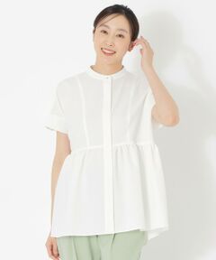 SANYO ESSENTIALS / サンヨーエッセンシャルズ シャツ・ブラウス | フレンチスリーブブラウス