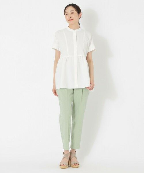 SANYO ESSENTIALS / サンヨーエッセンシャルズ シャツ・ブラウス | フレンチスリーブブラウス | 詳細1