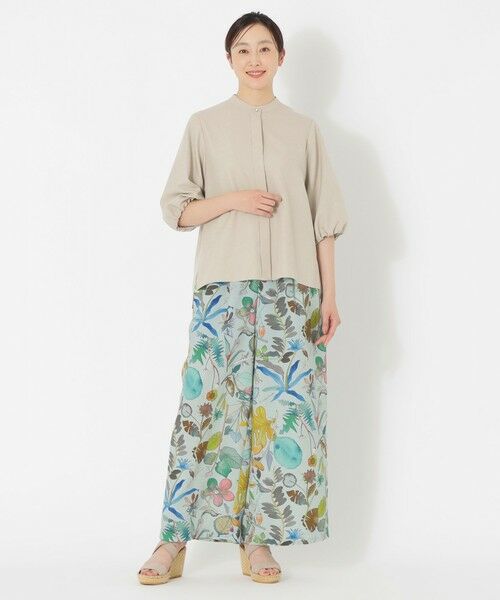 SANYO ESSENTIALS / サンヨーエッセンシャルズ その他パンツ | ボタニカルプリントパンツ | 詳細3