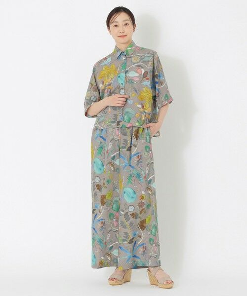 SANYO ESSENTIALS / サンヨーエッセンシャルズ その他パンツ | ボタニカルプリントパンツ | 詳細1