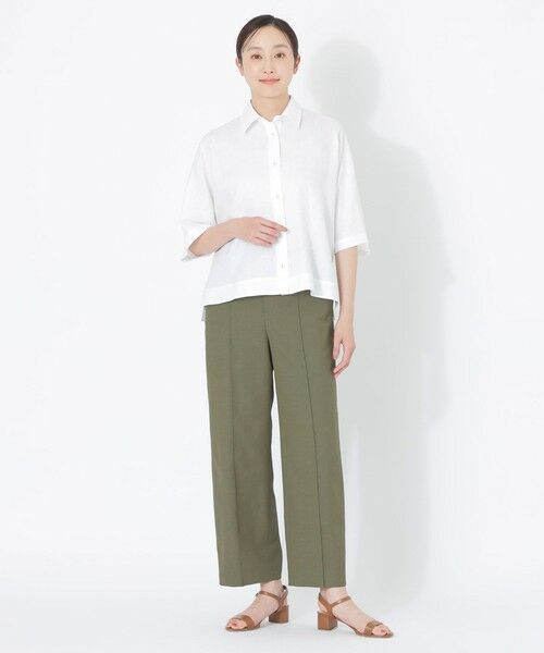 SANYO ESSENTIALS / サンヨーエッセンシャルズ その他パンツ | 【S.lab Pants】リネンライクワイドパンツ | 詳細4