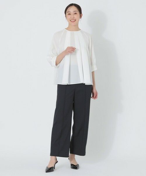 SANYO ESSENTIALS / サンヨーエッセンシャルズ その他パンツ | 【S.lab Pants】リネンライクワイドパンツ | 詳細2