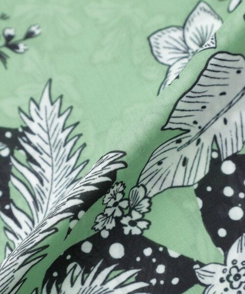 SANYO ESSENTIALS / サンヨーエッセンシャルズ ロング・マキシ丈ワンピース | ドットフラワープリントワンピース | 詳細10