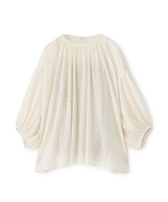 SANYO ESSENTIALS / サンヨーエッセンシャルズ シャツ・ブラウス | ラメカットジャカードブラウス