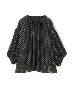 SANYO ESSENTIALS / サンヨーエッセンシャルズ シャツ・ブラウス | ラメカットジャカードブラウス