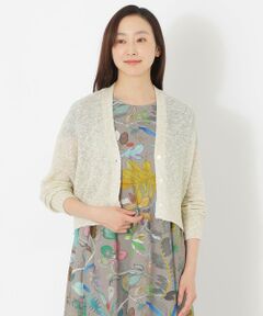 SANYO ESSENTIALS / サンヨーエッセンシャルズ ニット・セーター | コットンスラブラメカーディガン