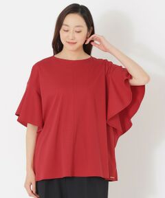 SANYO ESSENTIALS / サンヨーエッセンシャルズ カットソー | 【DRESOPHY】フレアスリーブカットソー