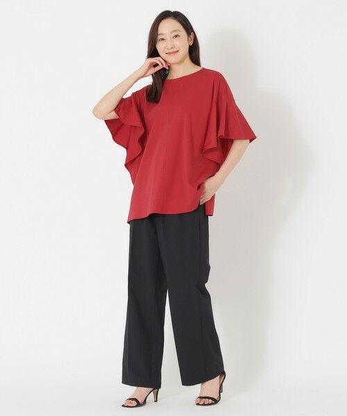 SANYO ESSENTIALS / サンヨーエッセンシャルズ カットソー | 【DRESOPHY】フレアスリーブカットソー | 詳細1
