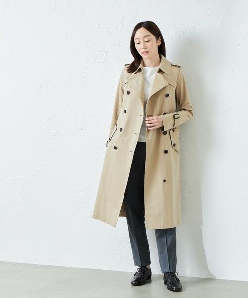 SANYO ESSENTIALS / サンヨーエッセンシャルズ その他アウター | ＜100年コート＞スタンダードモデル ダブルトレンチコート（ロング） | 詳細2
