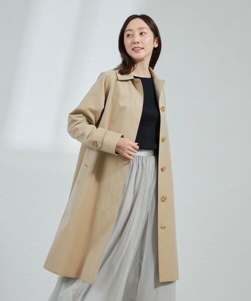 SANYO ESSENTIALS/サンヨーエッセンシャルズ <100年コート>クラシックモデル バルマカーンコート ベージュ6 38 SANYO ESSENTIALS/サンヨーエッセンシャルズ <100年コート>クラシックモデル バルマカーンコート ベージュ6 38