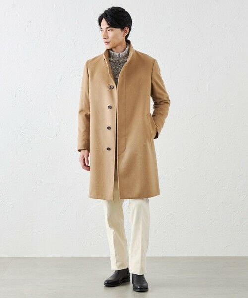 SANYO ESSENTIALS / サンヨーエッセンシャルズ その他アウター | ＜Rain Wool＞スタンドカラーコート | 詳細3
