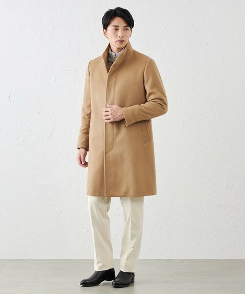 SANYO ESSENTIALS / サンヨーエッセンシャルズ その他アウター | ＜Rain Wool＞スタンドカラーコート | 詳細4