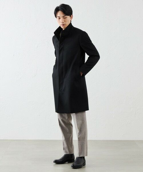 SANYO ESSENTIALS / サンヨーエッセンシャルズ その他アウター | ＜Rain Wool＞スタンドカラーコート | 詳細2