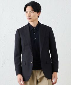 SANYO ESSENTIALS / サンヨーエッセンシャルズ ノーカラージャケット | モヘヤブレンドツイルブレザー