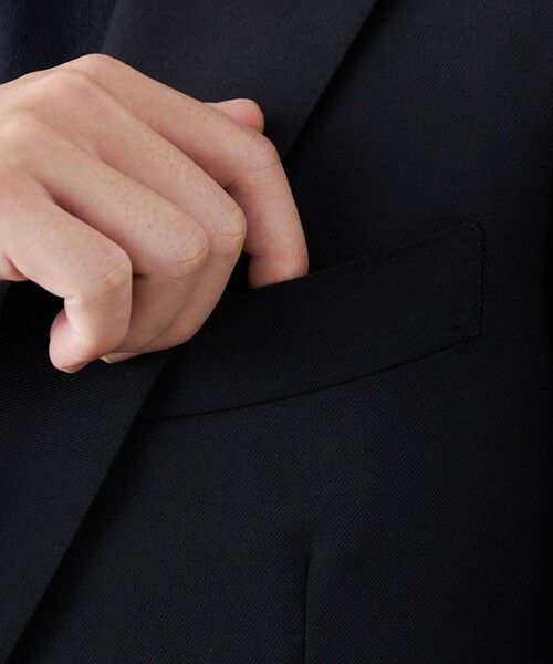 SANYO ESSENTIALS / サンヨーエッセンシャルズ ノーカラージャケット | モヘヤブレンドツイルブレザー | 詳細5