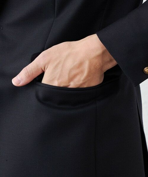 SANYO ESSENTIALS / サンヨーエッセンシャルズ ノーカラージャケット | モヘヤブレンドツイルブレザー | 詳細6