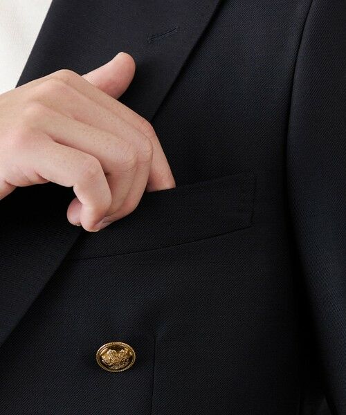 SANYO ESSENTIALS / サンヨーエッセンシャルズ ノーカラージャケット | モヘヤブレンドダブルブレザー | 詳細6