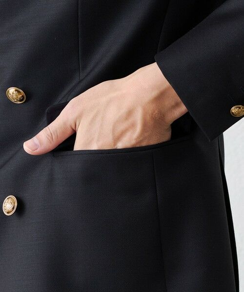 SANYO ESSENTIALS / サンヨーエッセンシャルズ ノーカラージャケット | モヘヤブレンドダブルブレザー | 詳細7