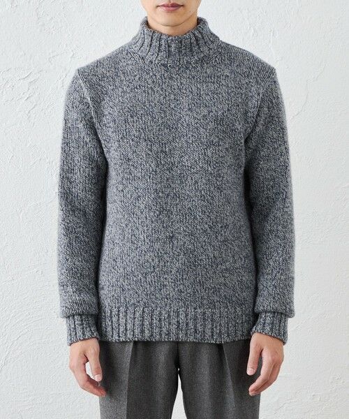 SANYO ESSENTIALS / サンヨーエッセンシャルズ ニット・セーター | カシミヤハイネックセーター | 詳細3