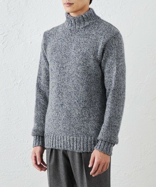 SANYO ESSENTIALS / サンヨーエッセンシャルズ ニット・セーター | カシミヤハイネックセーター | 詳細4