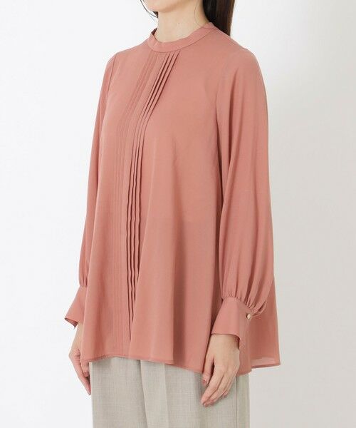 SANYO ESSENTIALS / サンヨーエッセンシャルズ シャツ・ブラウス | フロントタックブラウス | 詳細4