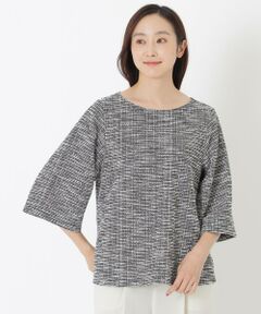 SANYO ESSENTIALS / サンヨーエッセンシャルズ シャツ・ブラウス | ツイードジャージープルオーバー