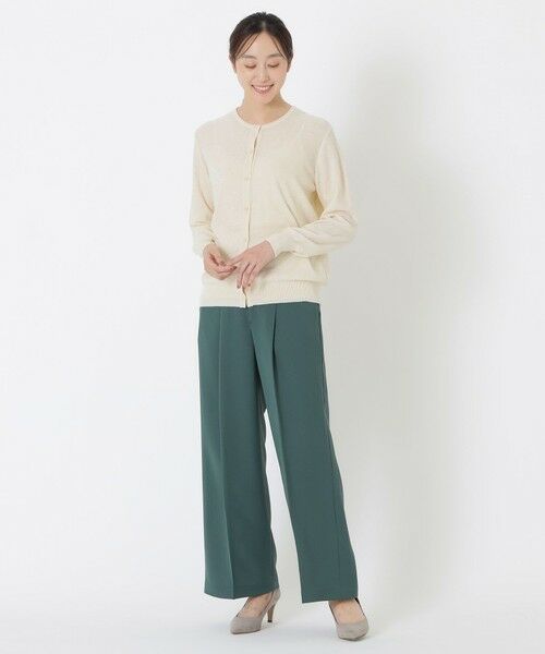 SANYO ESSENTIALS / サンヨーエッセンシャルズ ニット・セーター | ラメスパンコールカーディガン | 詳細1