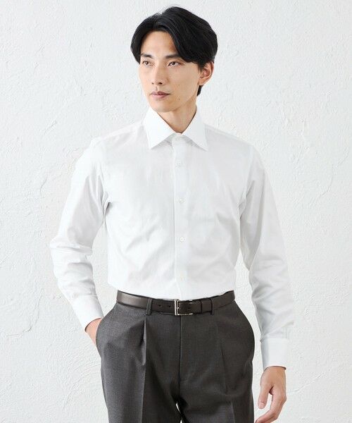 SANYO ESSENTIALS / サンヨーエッセンシャルズ シャツ・ブラウス | ギザプレミアムオックス（ホワイト1）