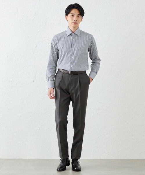 SANYO ESSENTIALS / サンヨーエッセンシャルズ シャツ・ブラウス | ギザプレミアムストライプ | 詳細1