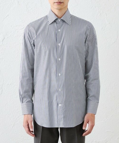 SANYO ESSENTIALS / サンヨーエッセンシャルズ シャツ・ブラウス | ギザプレミアムストライプ | 詳細2