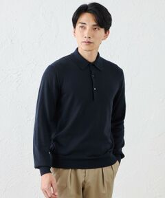 SANYO ESSENTIALS / サンヨーエッセンシャルズ ニット・セーター | 14Gメリノウールポロ