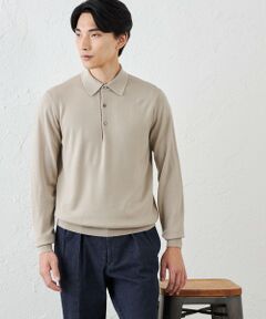 SANYO ESSENTIALS / サンヨーエッセンシャルズ ニット・セーター | 14Gメリノウールポロ