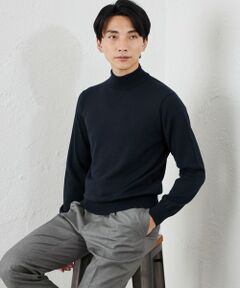 SANYO ESSENTIALS / サンヨーエッセンシャルズ ニット・セーター | 14Gメリノウールモックネック