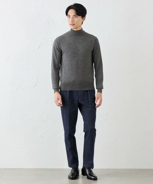 SANYO ESSENTIALS / サンヨーエッセンシャルズ ニット・セーター | 14Gメリノウールモックネック | 詳細3