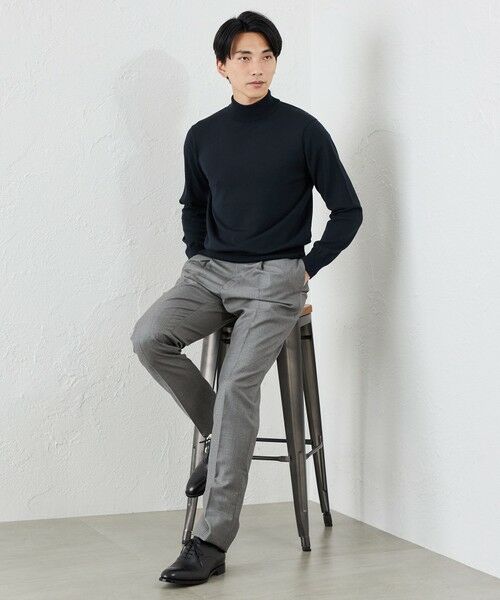 SANYO ESSENTIALS / サンヨーエッセンシャルズ ニット・セーター | 14Gメリノウールモックネック | 詳細4