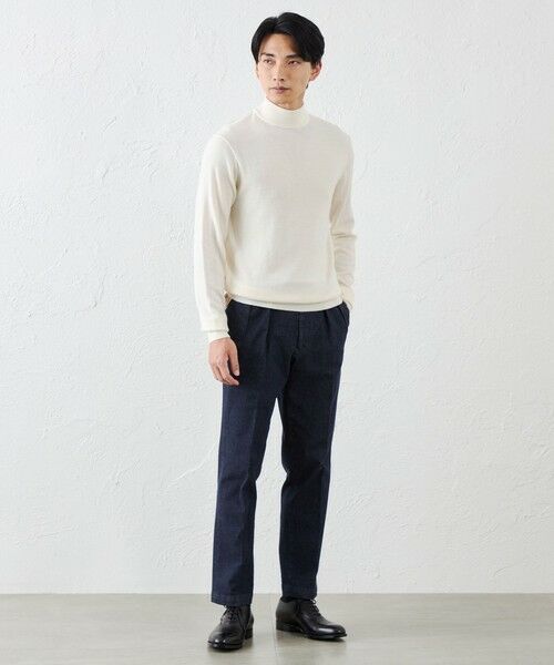 SANYO ESSENTIALS / サンヨーエッセンシャルズ ニット・セーター | 14Gメリノウールモックネック | 詳細1