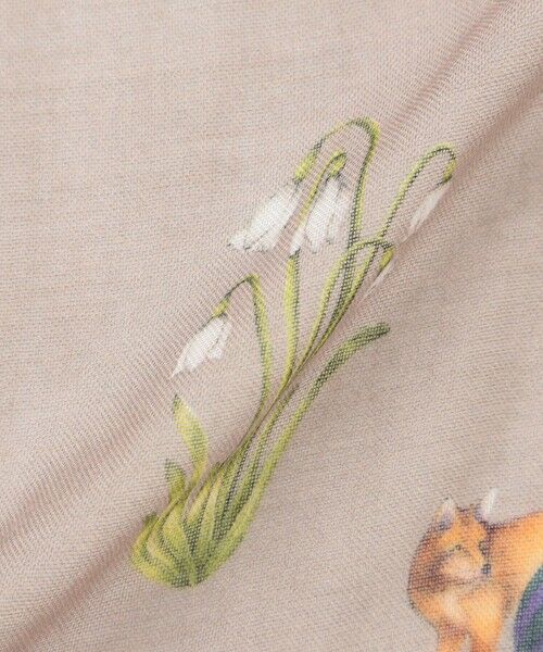 SANYO ESSENTIALS / サンヨーエッセンシャルズ マフラー・ショール・スヌード・ストール | 【AIKO FUKUDAコラボ】FIKAプリントストール | 詳細4