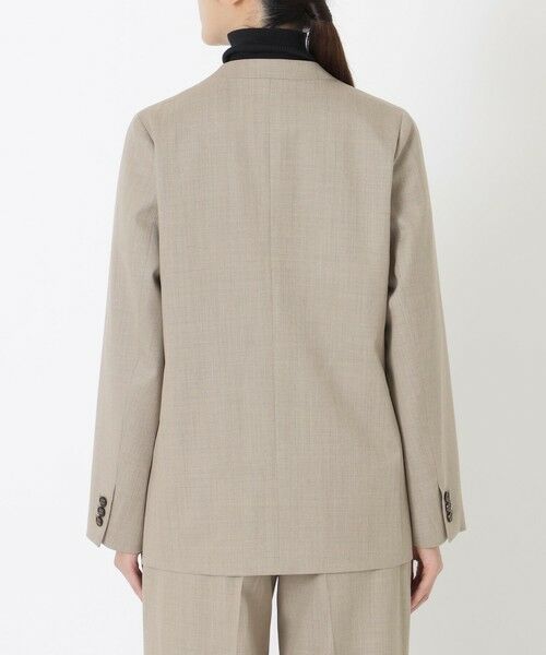 SANYO ESSENTIALS / サンヨーエッセンシャルズ ノーカラージャケット | ウールノーカラージャケット | 詳細5