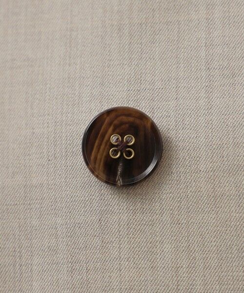 SANYO ESSENTIALS / サンヨーエッセンシャルズ ノーカラージャケット | ウールノーカラージャケット | 詳細7