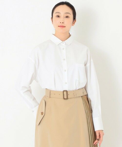 SANYO ESSENTIALS/サンヨーエッセンシャルズ 【AMARC CHANNEL 掲載】パールボタンレギュラーカラーシャツ オフホワイト1 38 SANYO ESSENTIALS/サンヨーエッセンシャルズ 【AMARC CHANNEL 掲載】パールボタンレギュラーカラーシャツ オフホワイト1 38