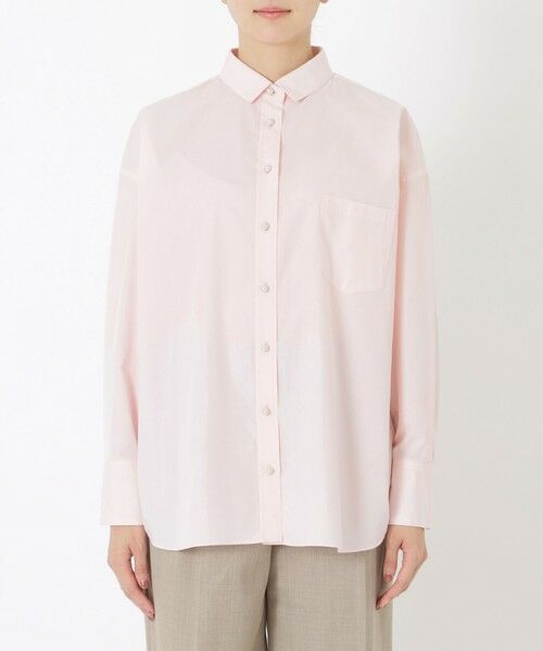 SANYO ESSENTIALS / サンヨーエッセンシャルズ シャツ・ブラウス | 【AMARC CHANNEL 掲載】パールボタンレギュラーカラーシャツ | 詳細5